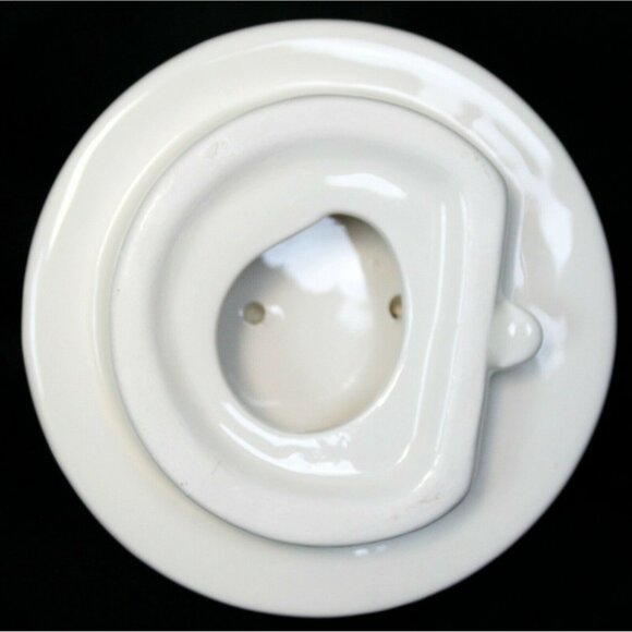 Magenta White Porcelain Easter Bunny Teapot Whimsical Rabbit Ears Ceramic - Picture 10 of 12